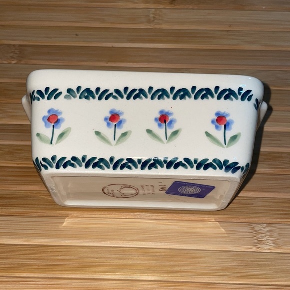 Polish Pottery Mini Loaf Pan New - Picture 5 of 6